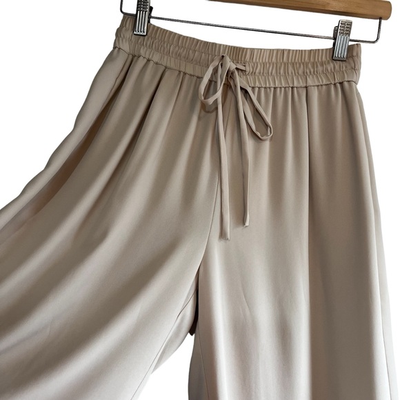 Babaton Luiz culottes in pale yellow high waist size S excellent condition - Picture 4 of 12